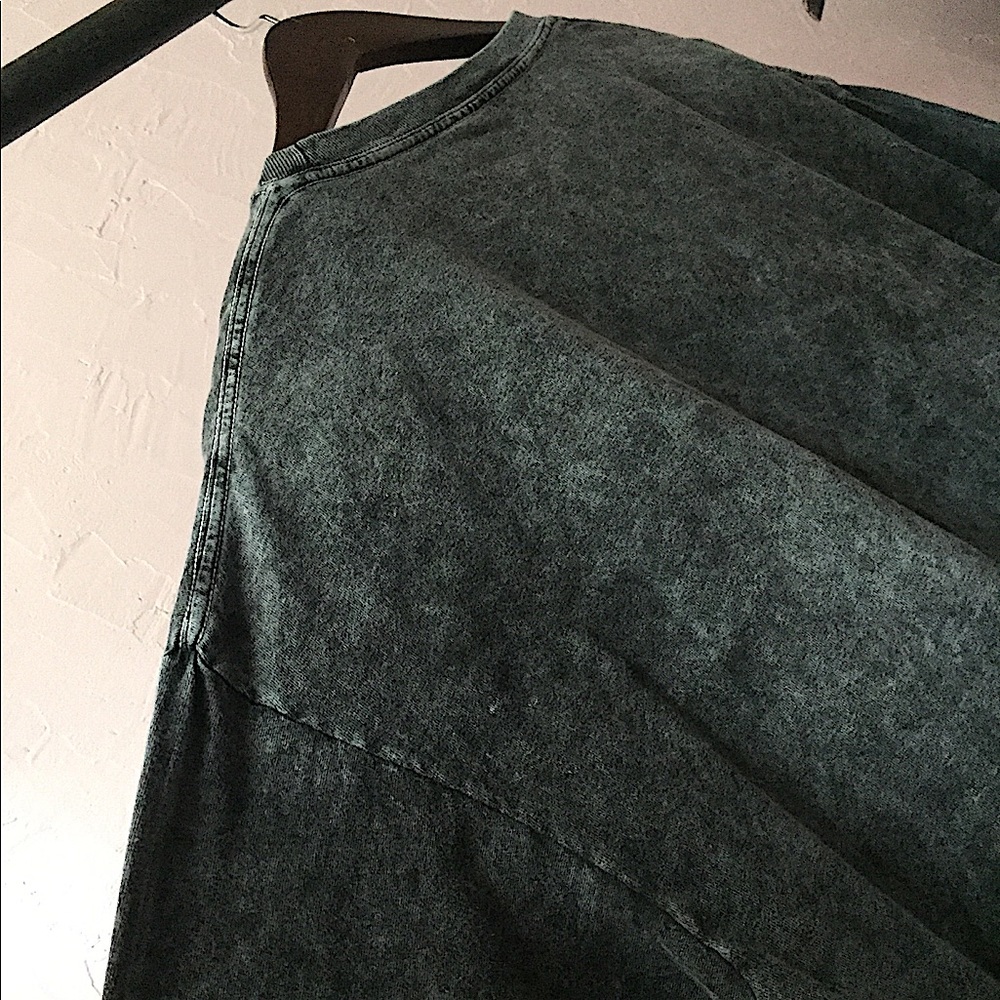 Yeezy Style Mineral Wash Gray Oversize Tee Shirt - Picture 10 of 15